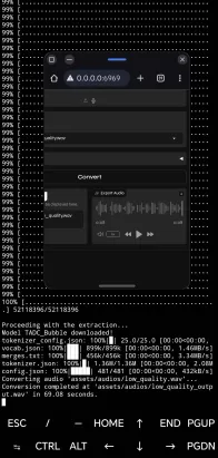 Proof of First Inference time on Applio V3.2.7 on Honor 90 Lite